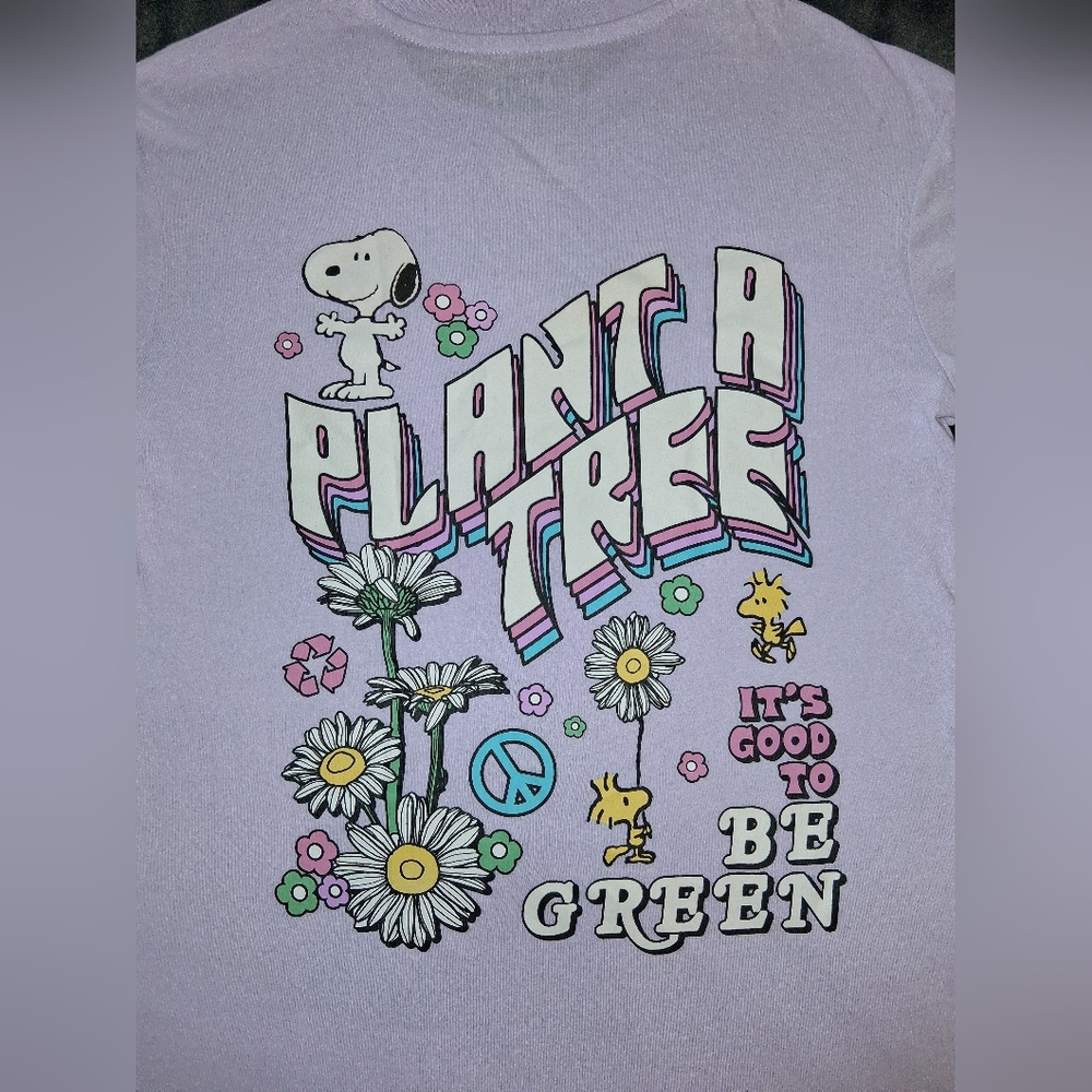 Snoopy Plant A Tree Tee
